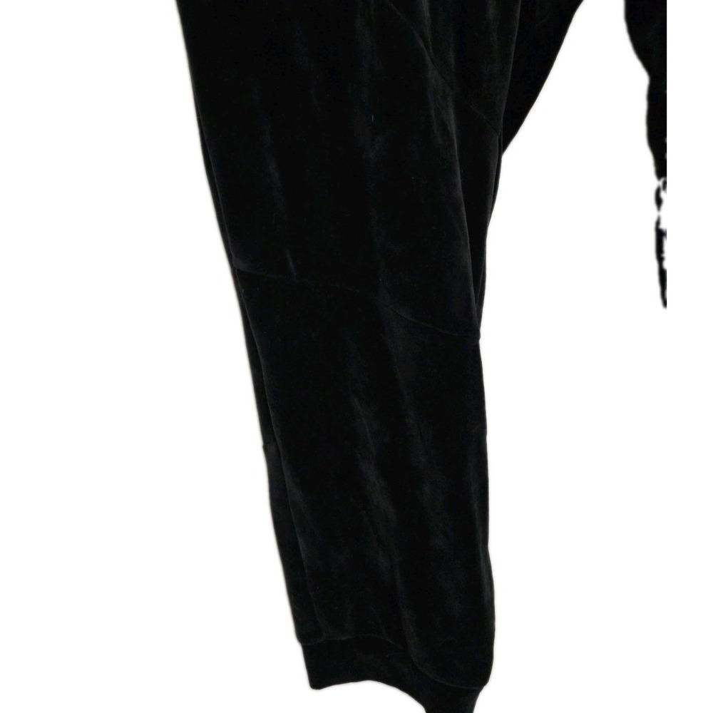 Air Jordan Mens Black Velour Sweatpants Size 3XL Gold Details - Picture 7 of 10